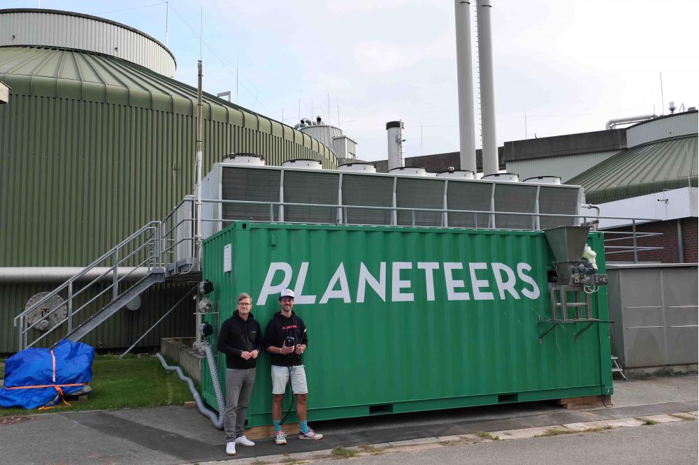 Kampf gegen den Klimawandel: Pilotanlage auf Kläranlage